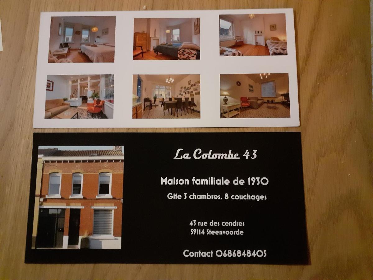 La Colombe 43 Steenvoorde Exterior foto